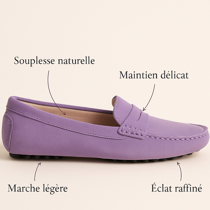 Mocassin Fuschia Femme