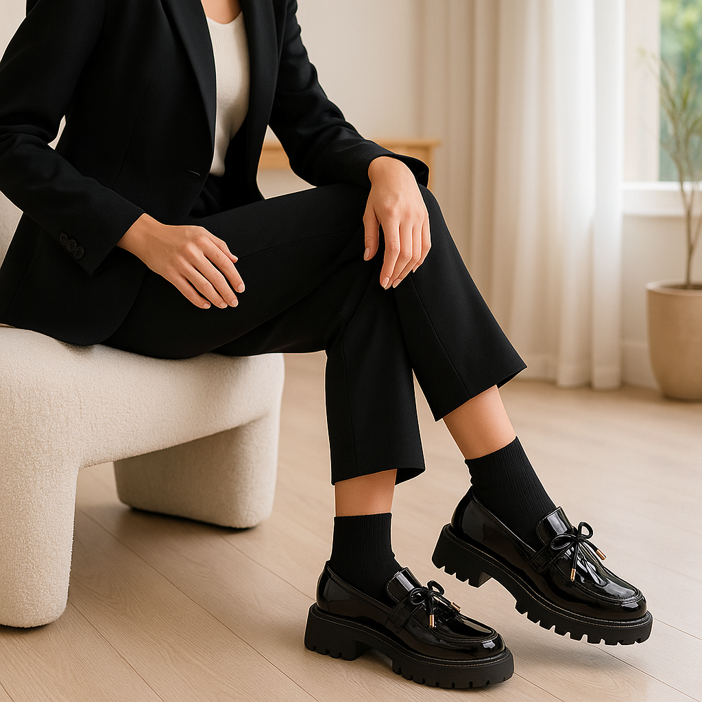 Mocassin Femme Semelle Compensée