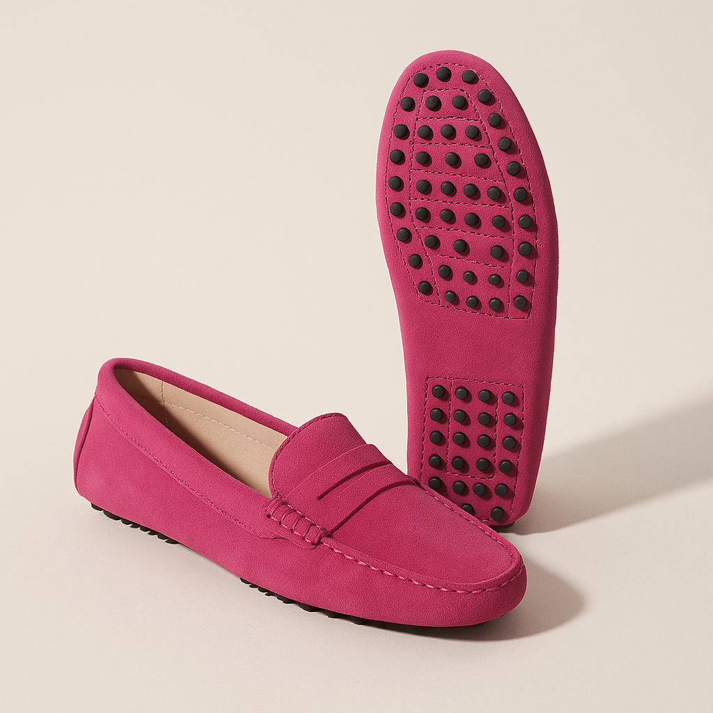Mocassin Rose Femme