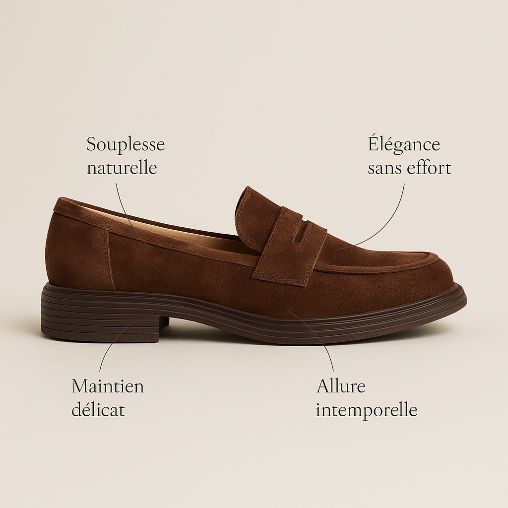 Mocassin Daim Marron