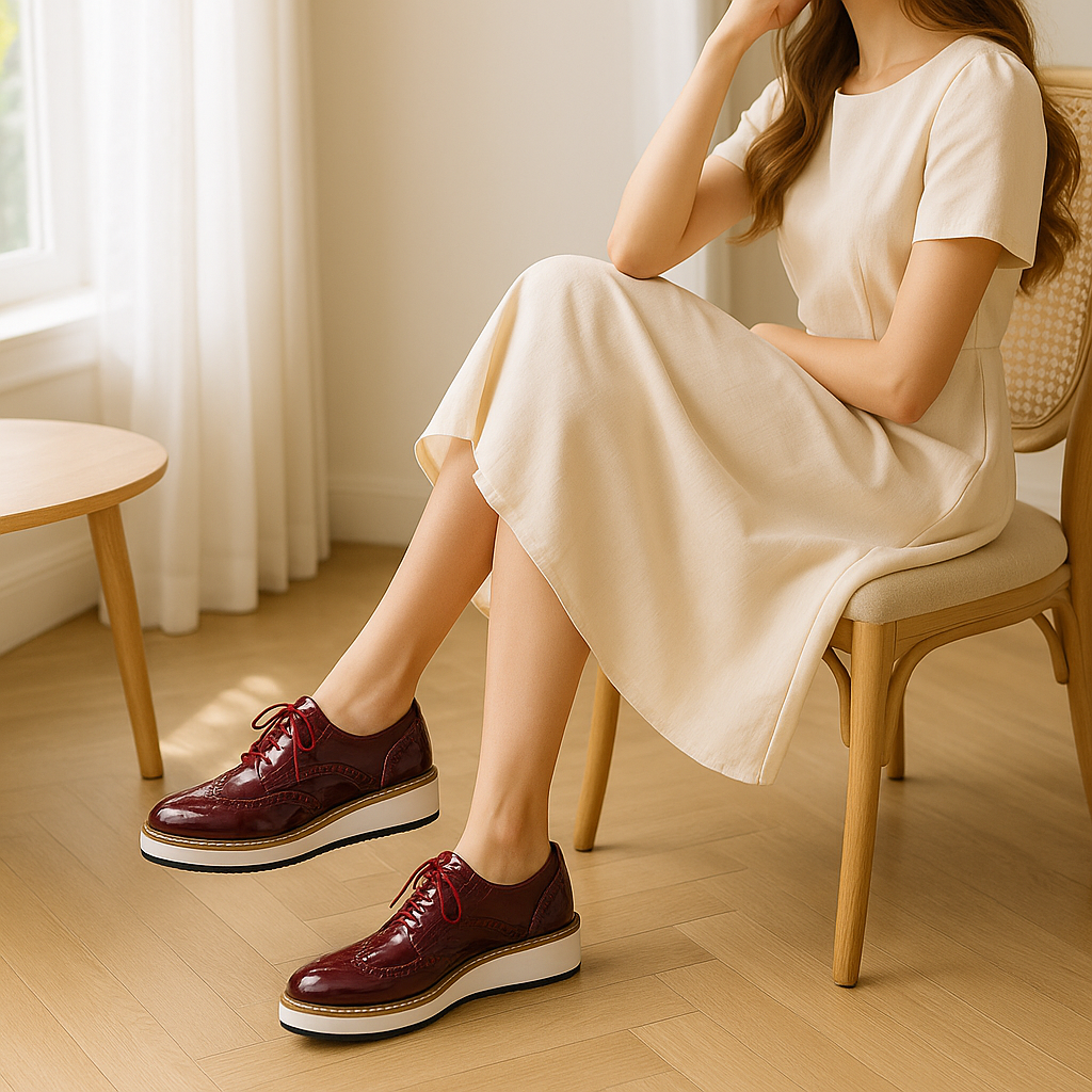 Mocassin Derbies Femme