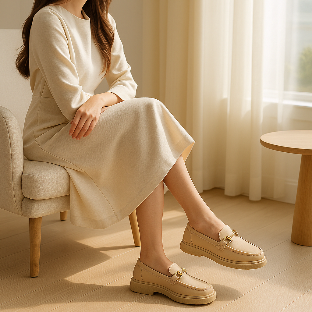 Mocassin Semelle Epaisse Femme