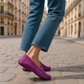 Mocassin Fuschia Femme