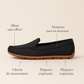 Mocassin Femme Noir Confortable
