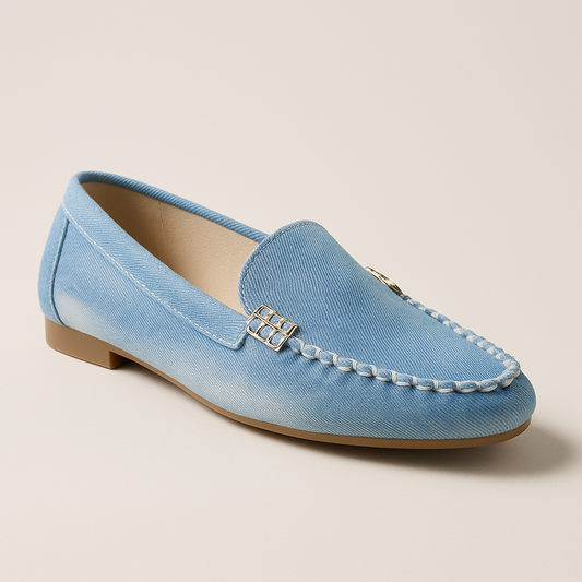 Mocassin Jean Femme
