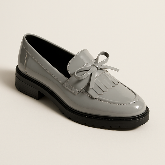 Mocassin Vernis Compensé