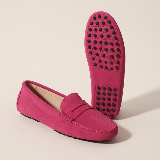 Mocassin Rose Femme