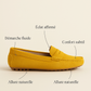 Mocassin Jaune Femme