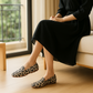 Mocassin Leopard Femme