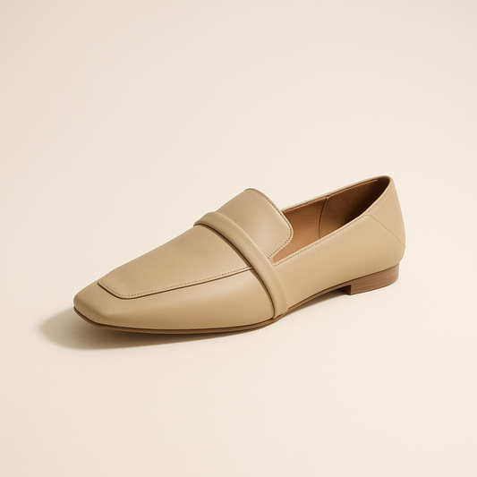 mocassin plat femme