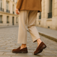 Mocassin Daim Marron