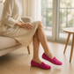Mocassin Rose Femme
