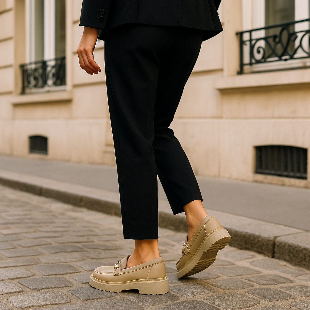 Mocassin Semelle Epaisse Femme