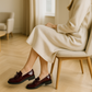 Mocassin Bordeau Femme
