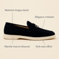 Mocassin Daim Luxe Femme
