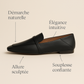 Mocassin Bout Carré Femme
