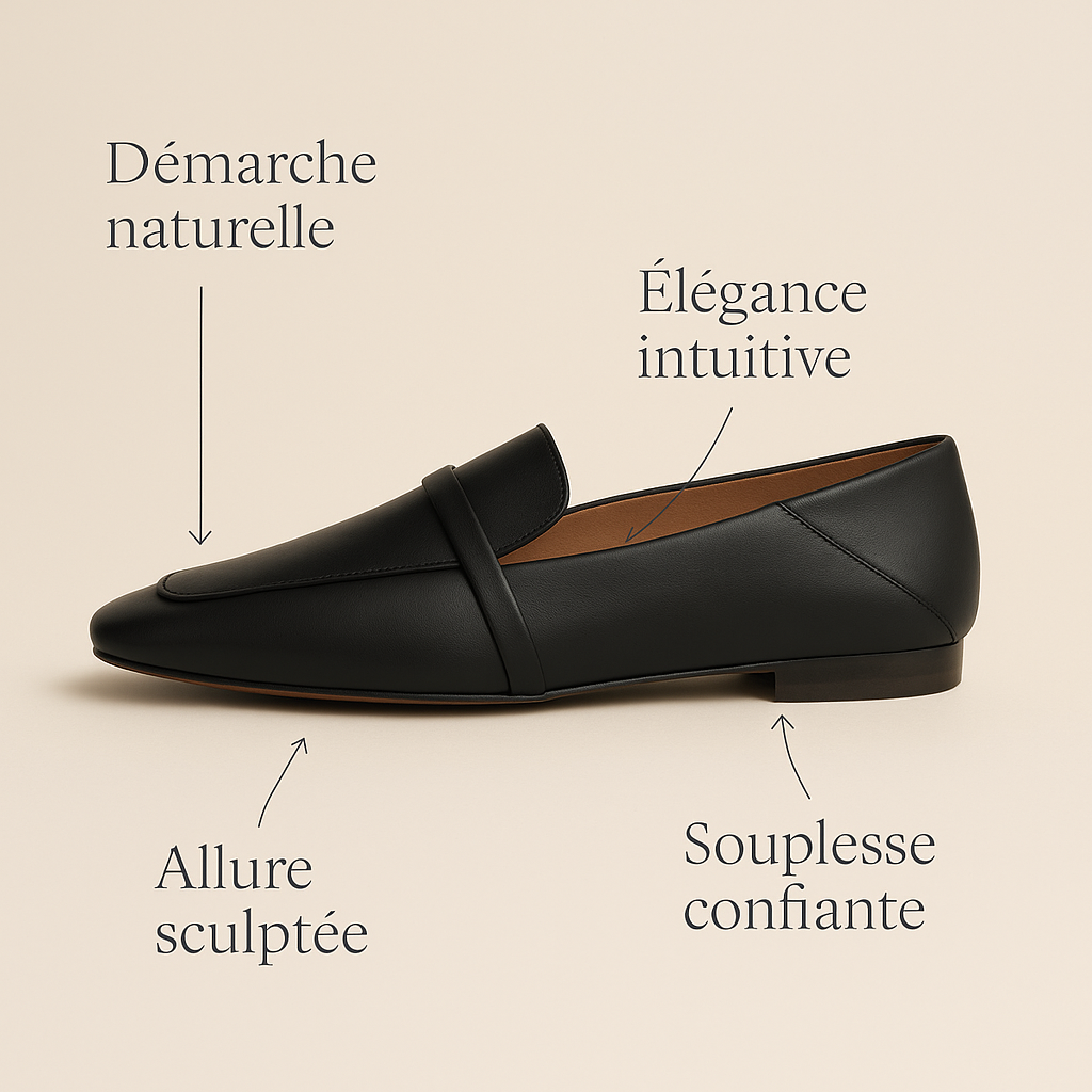 Mocassin Bout Carré Femme