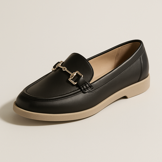 Mocassin Cuir Souple Femme