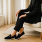 Mocassin Daim Luxe Femme