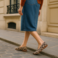 Mocassin Leopard Femme