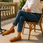 Mocassin Cuir Marron Femme