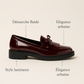 Mocassin Bordeau Femme